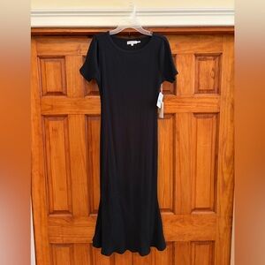 Good American Black Midi Dress